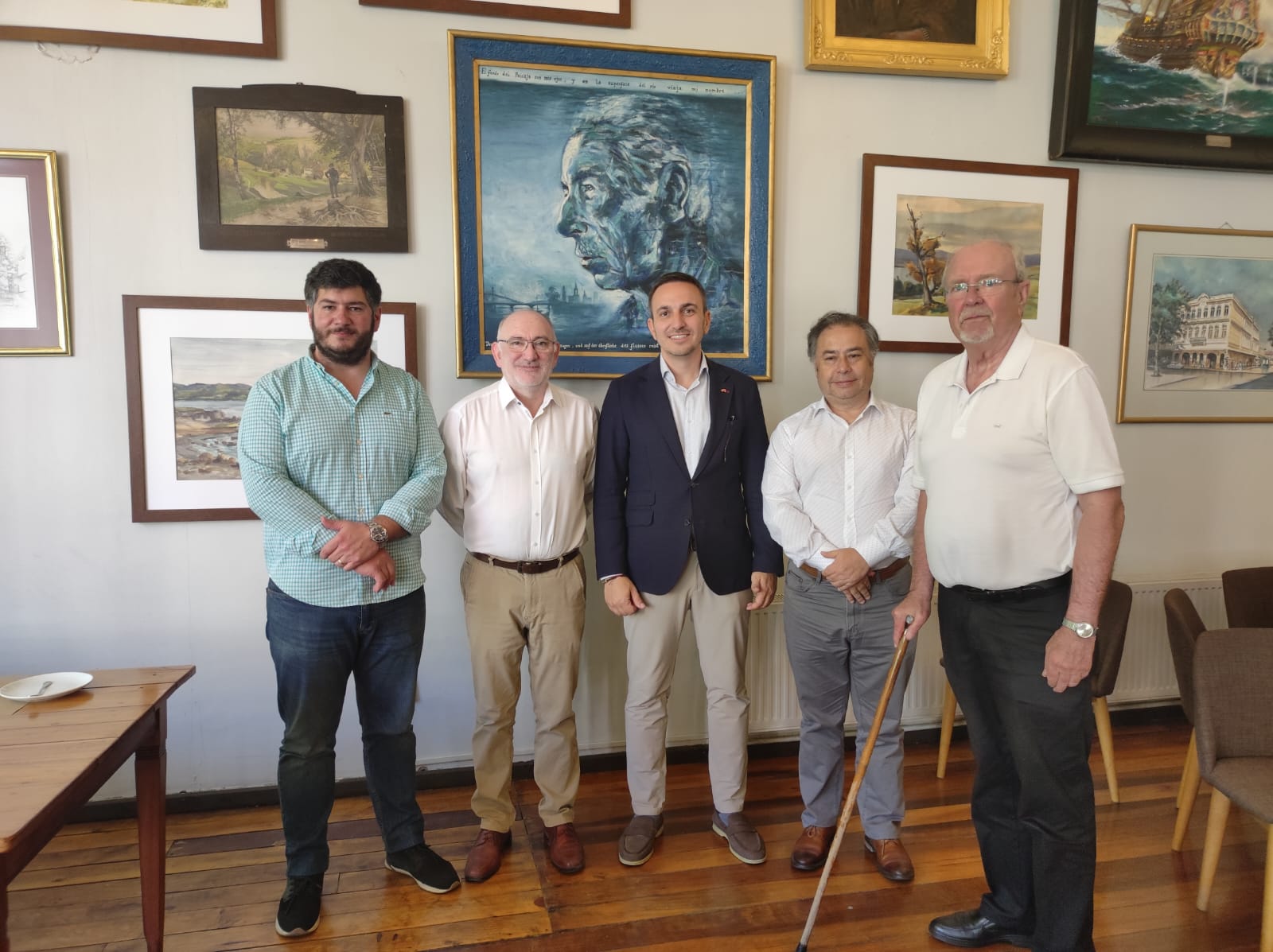 Visita de Drazen Maloca, Consejero Comercial de la Embajada de Austria