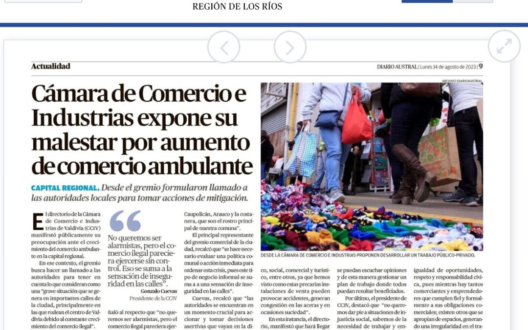 CÁMARA DE COMERCIO E INDUSTRIAS EN LA PRENSA